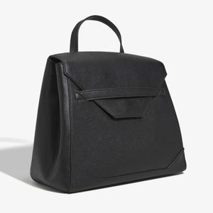 Honest Diaper Bag Black Urban Convertible Tote Backpack Vegan-Leather Gorgeous